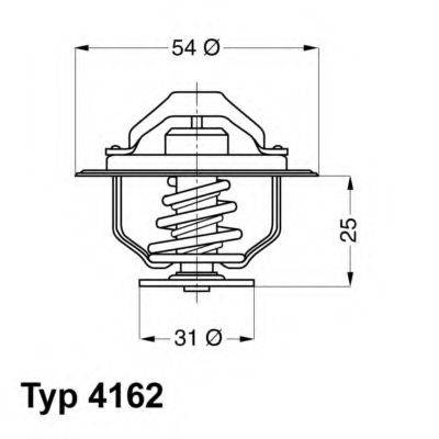 WAHLER 416279D Термостат, охолоджуюча рідина