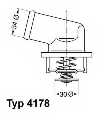 WAHLER 417892D Термостат, охолоджуюча рідина