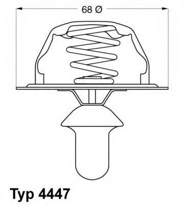 WAHLER 444780D Термостат, охолоджуюча рідина