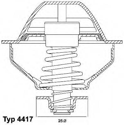 WAHLER 41028981D Термостат, охолоджуюча рідина