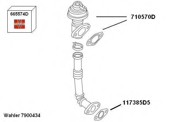 WAHLER 7900434 Рециркуляція ОГ