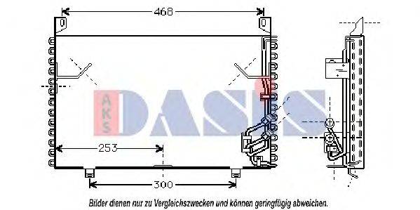 AKS DASIS 051920N Конденсатор, кондиціонер