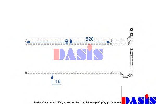 AKS DASIS 056017N масляний радіатор, моторне масло