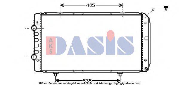 AKS DASIS 060054N Радіатор, охолодження двигуна