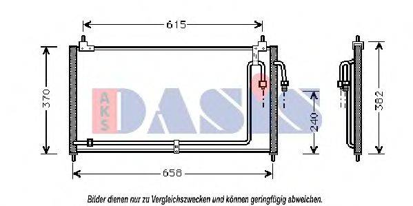 AKS DASIS 072012N Конденсатор, кондиціонер