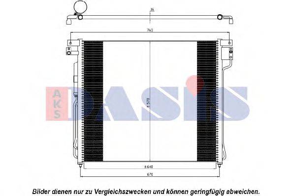 AKS DASIS 072038N Конденсатор, кондиціонер