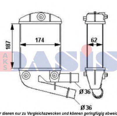 AKS DASIS 087001N Інтеркулер