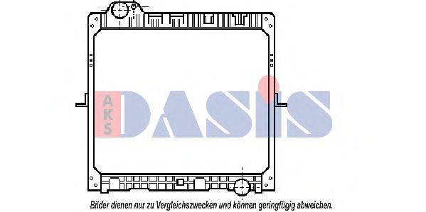 AKS DASIS 134260T Радіатор, охолодження двигуна