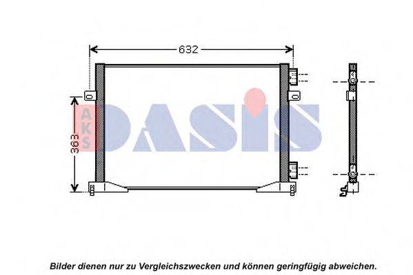 AKS DASIS 182045N Конденсатор, кондиціонер