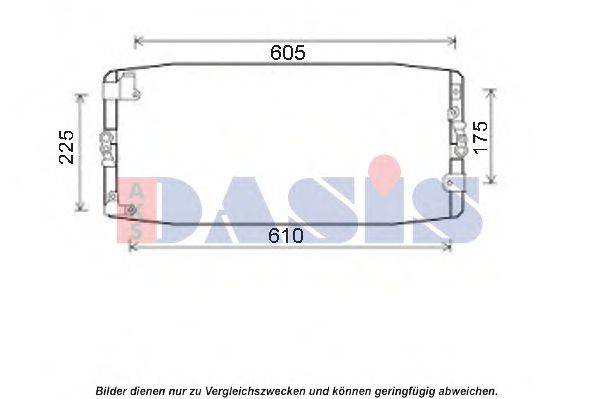 AKS DASIS 212077N Конденсатор, кондиціонер