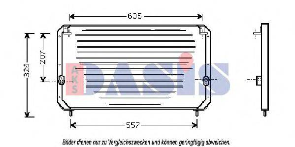 AKS DASIS 213580N Конденсатор, кондиціонер