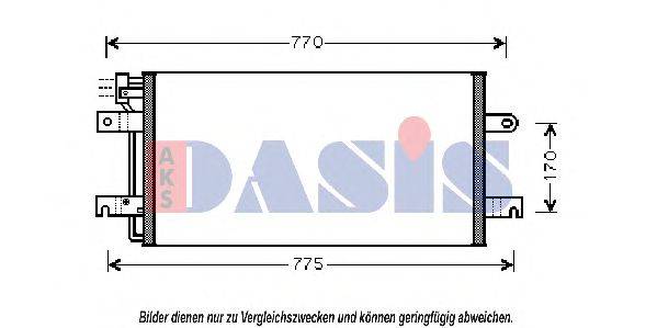 AKS DASIS 242050N Конденсатор, кондиціонер