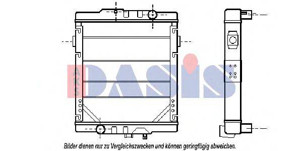 AKS DASIS 390090N Радіатор, охолодження двигуна