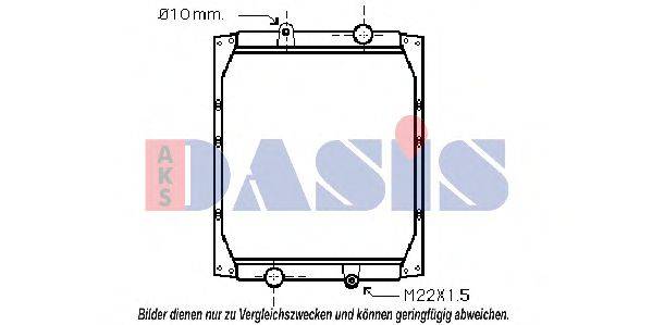 AKS DASIS 390230N Радіатор, охолодження двигуна