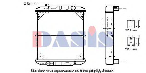 AKS DASIS 390280N Радіатор, охолодження двигуна