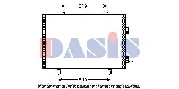 AKS DASIS 392002N Конденсатор, кондиціонер