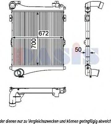 AKS DASIS 397018N Інтеркулер