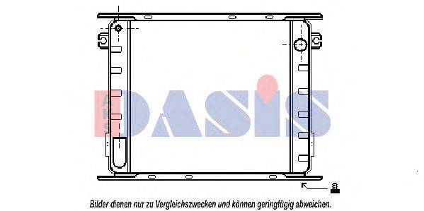 AKS DASIS 400013N Радіатор, охолодження двигуна