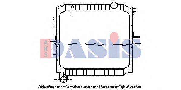 AKS DASIS 400030T Радіатор, охолодження двигуна