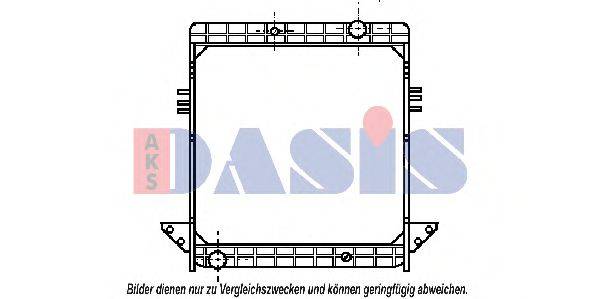 AKS DASIS 400410N Радіатор, охолодження двигуна