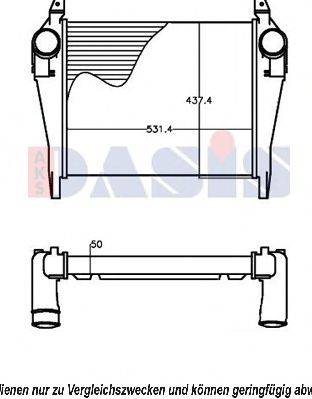 AKS DASIS 407007N Інтеркулер