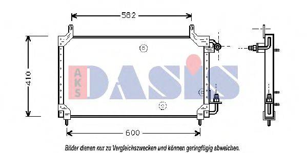 AKS DASIS 512010N Конденсатор, кондиціонер