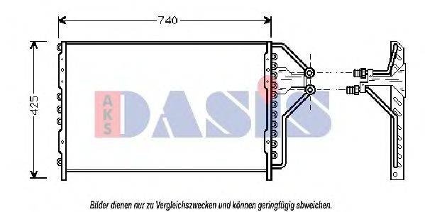 AKS DASIS 522090N Конденсатор, кондиціонер