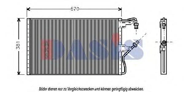 AKS DASIS 522130N Конденсатор, кондиціонер