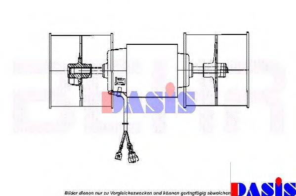 AKS DASIS 740530N Вентилятор салону