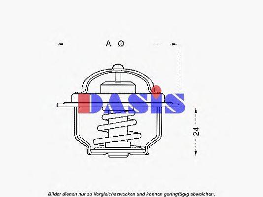 AKS DASIS 750548N Термостат, охолоджуюча рідина