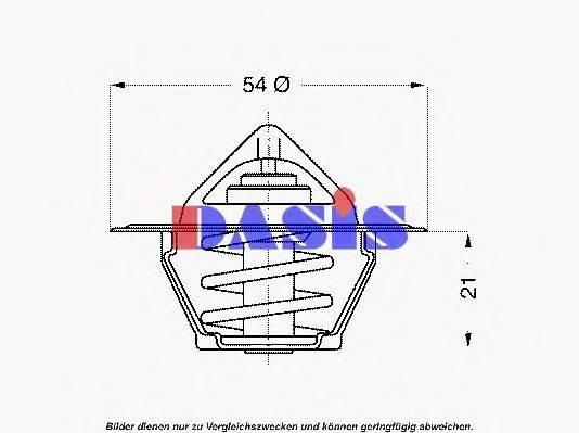 AKS DASIS 750748N Термостат, охолоджуюча рідина