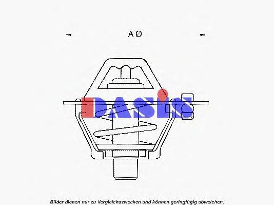 AKS DASIS 750964N Термостат, охолоджуюча рідина