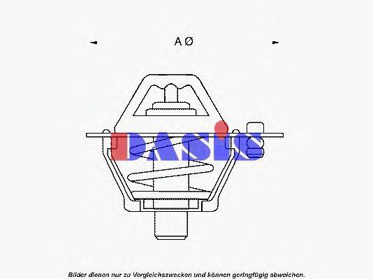 AKS DASIS 750967N Термостат, охолоджуюча рідина