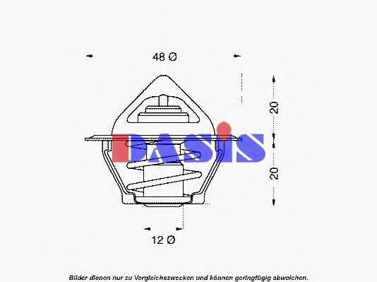 AKS DASIS 751773N Термостат, охолоджуюча рідина