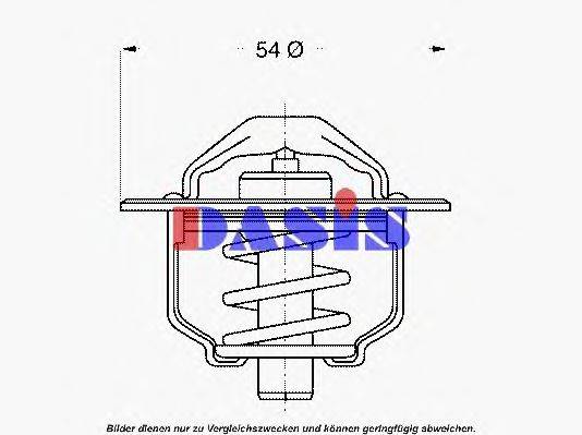 AKS DASIS 751799N Термостат, охолоджуюча рідина