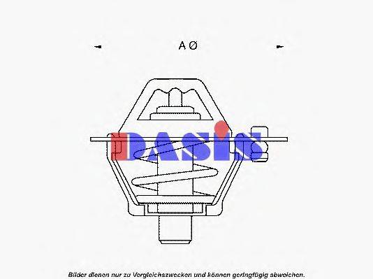 AKS DASIS 751806N Термостат, охолоджуюча рідина