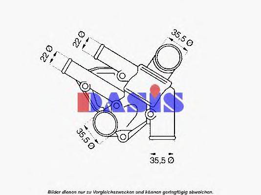 AKS DASIS 751836N Термостат, охолоджуюча рідина