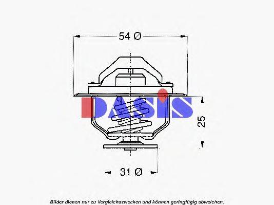 AKS DASIS 751894N Термостат, охолоджуюча рідина