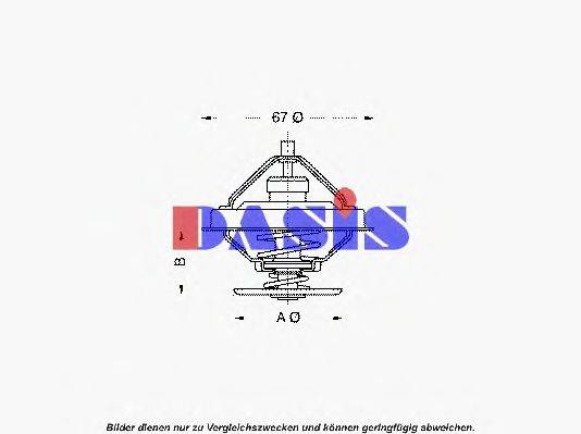 AKS DASIS 751895N Термостат, охолоджуюча рідина