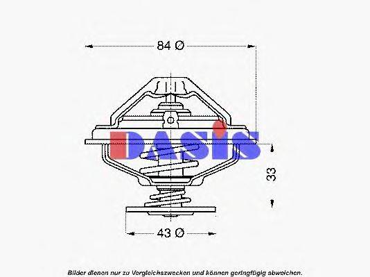 AKS DASIS 751970N Термостат, охолоджуюча рідина