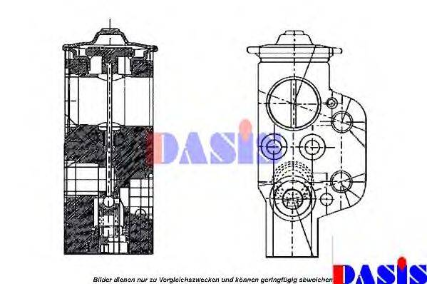 AKS DASIS 840065N Розширювальний клапан, кондиціонер