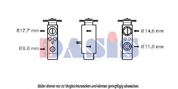 AKS DASIS 840090N Розширювальний клапан, кондиціонер