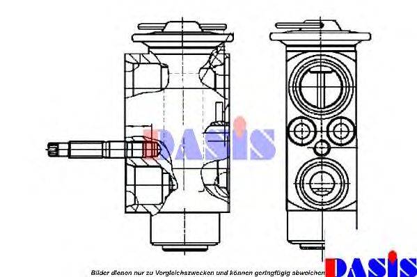 AKS DASIS 840108N Розширювальний клапан, кондиціонер