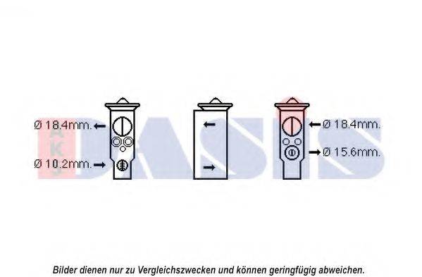 AKS DASIS 840218N Розширювальний клапан, кондиціонер