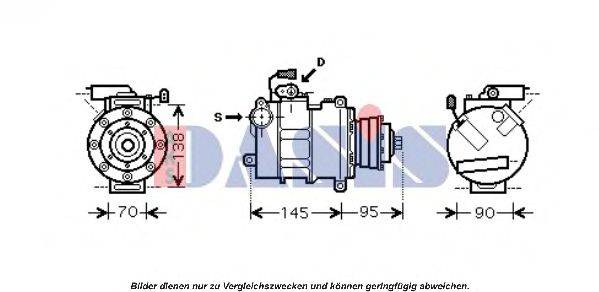 AKS DASIS 851661N Компресор, кондиціонер