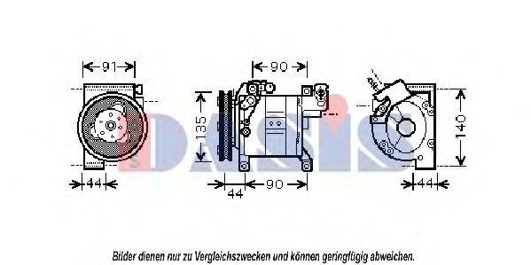 AKS DASIS 851828N Компресор, кондиціонер