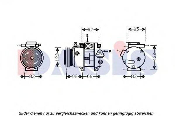 AKS DASIS 851944N Компресор, кондиціонер