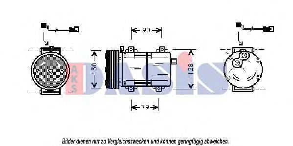 AKS DASIS 852440N Компресор, кондиціонер