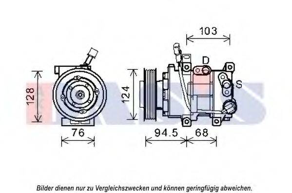 AKS DASIS 852569N Компресор, кондиціонер