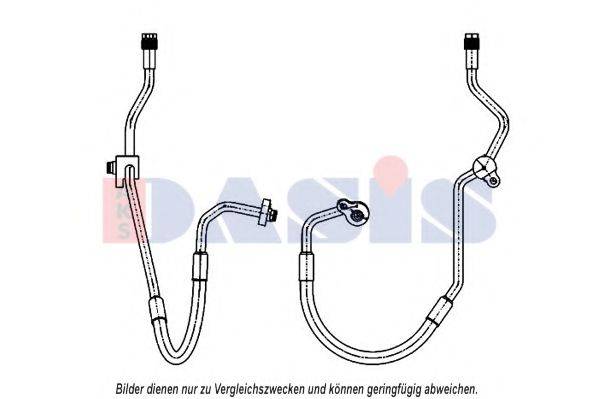 AKS DASIS 885862N Трубопровід високого тиску, кондиціонер
